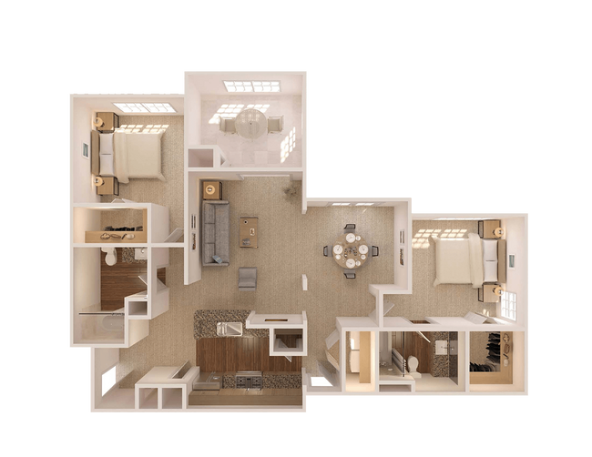Unit 1233 floor plan